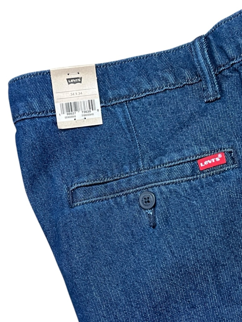 Levi's XX Chino Blue Jeans Relaxed Straight 34 x 34 Dadcore Heritage Minimalist - Picture 3 of 12